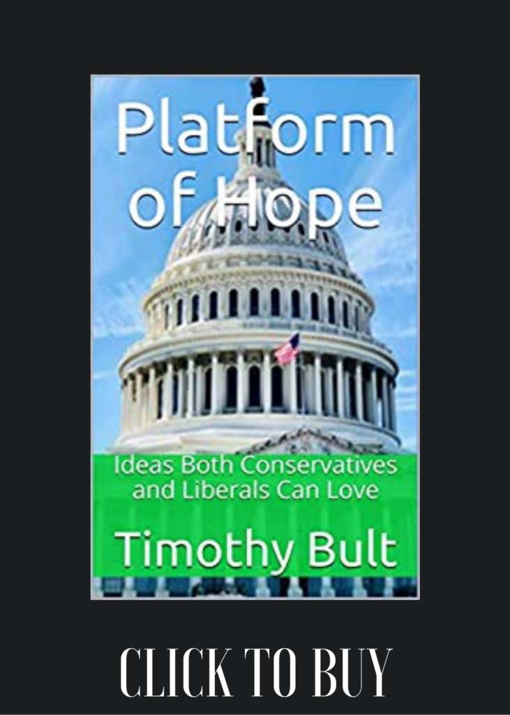 Platform of Hope by Timothy Bult. Image features a photo of the exterior of the rotunda of the White House.